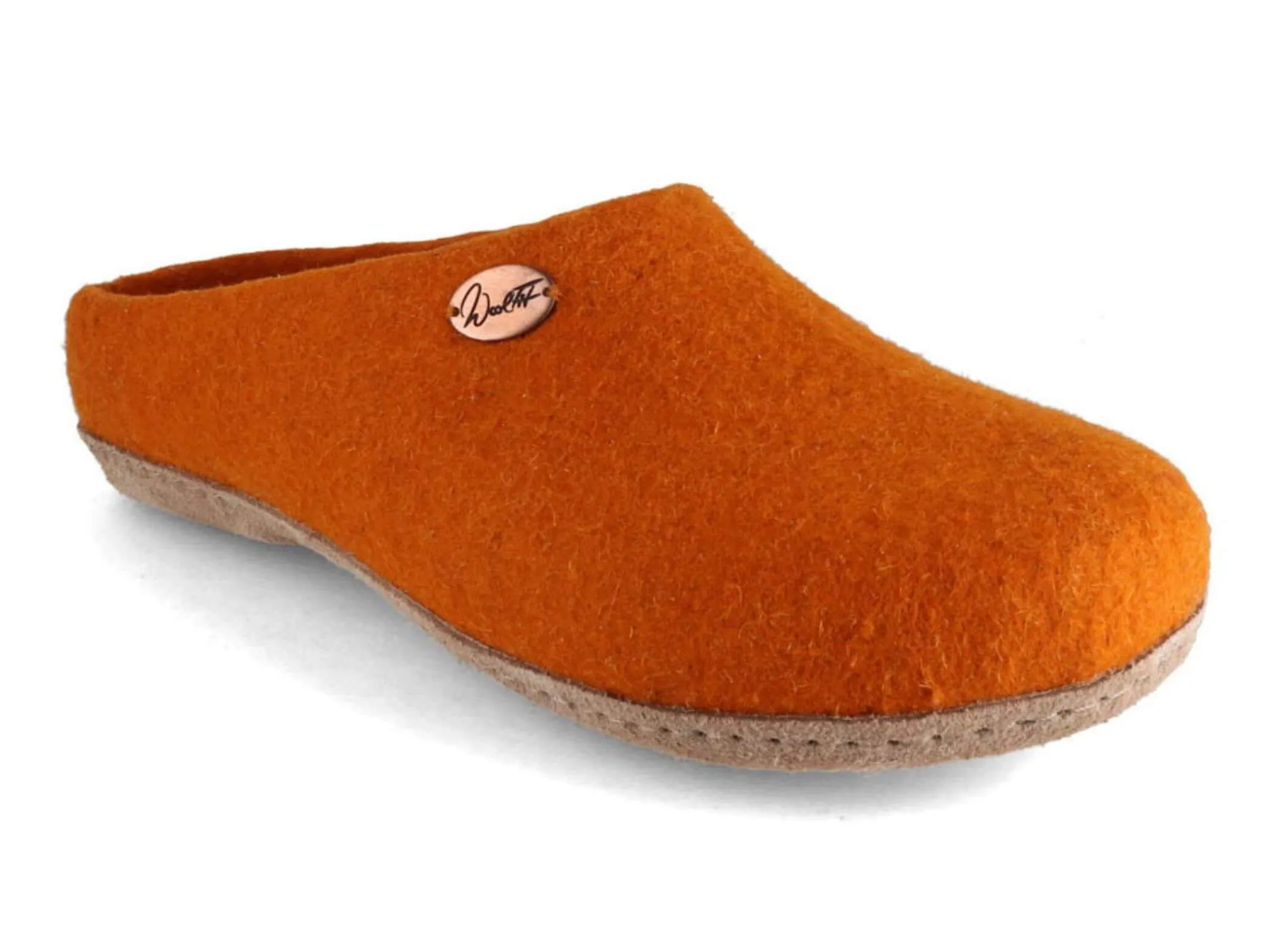 WoolFit Classic | Felt Slippers with Insoles & Leather Sole