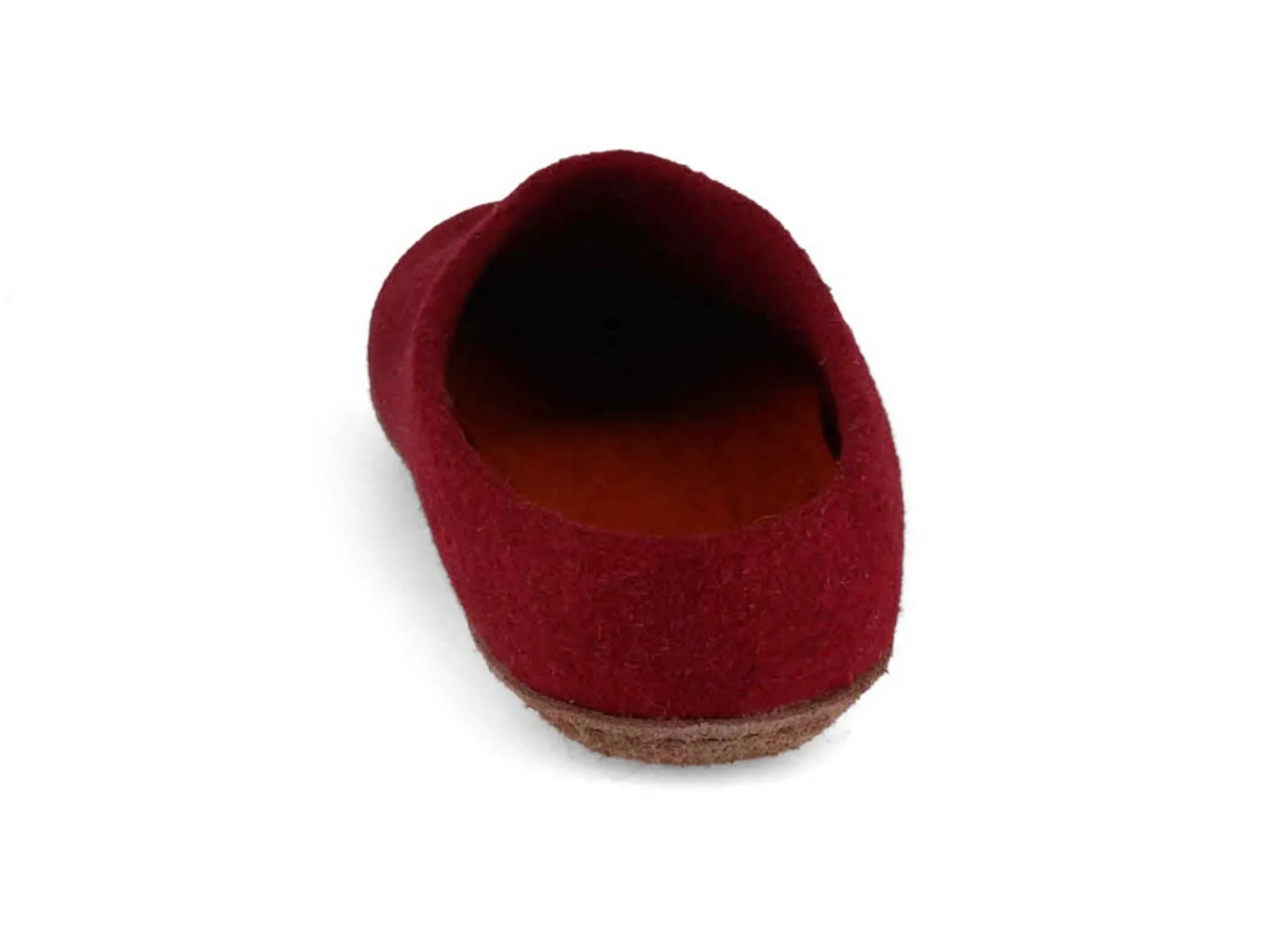 WoolFit Classic | Felt Slippers with Insoles & Leather Sole