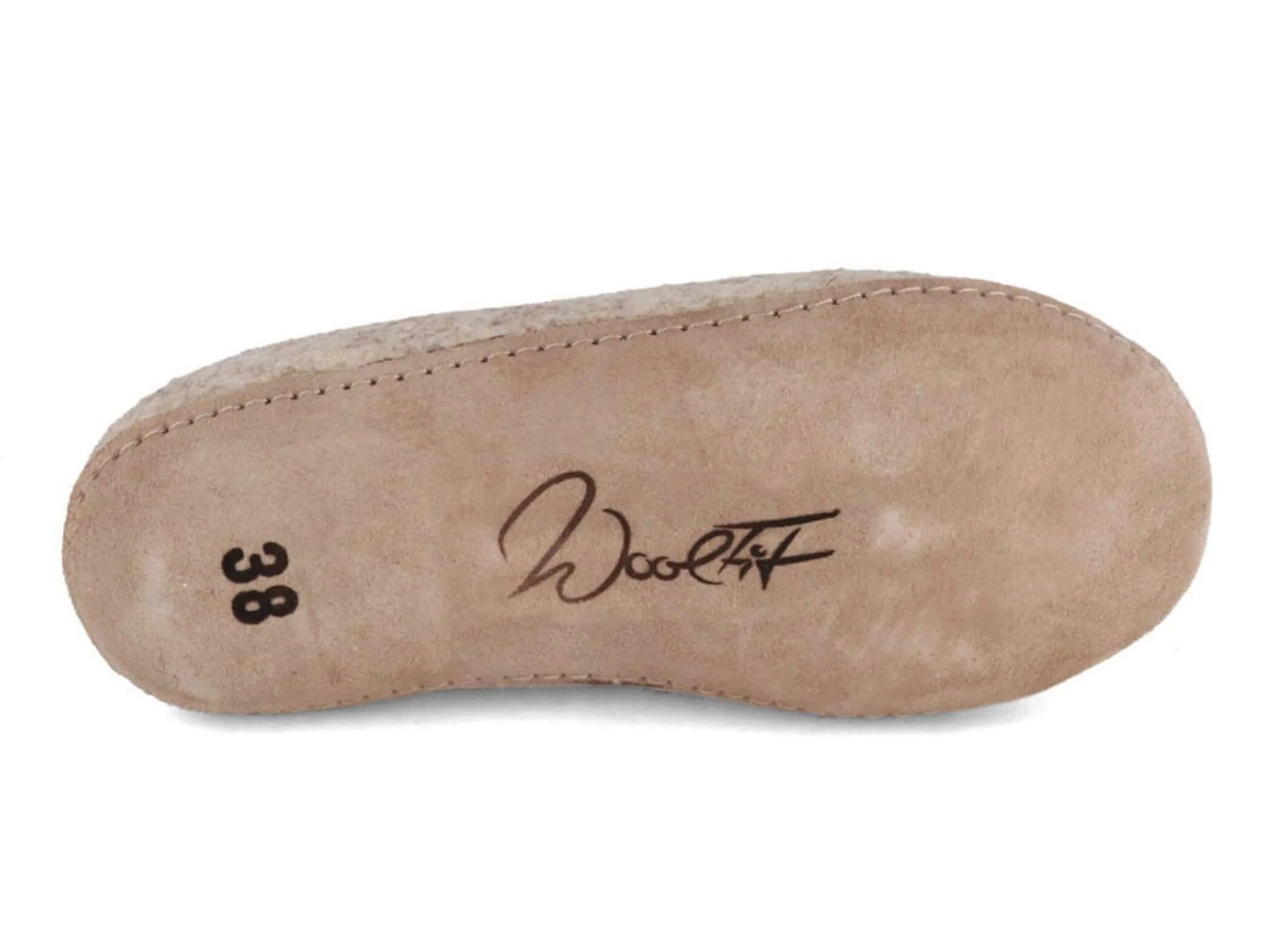 WoolFit Classic | Felt Slippers with Insoles & Leather Sole