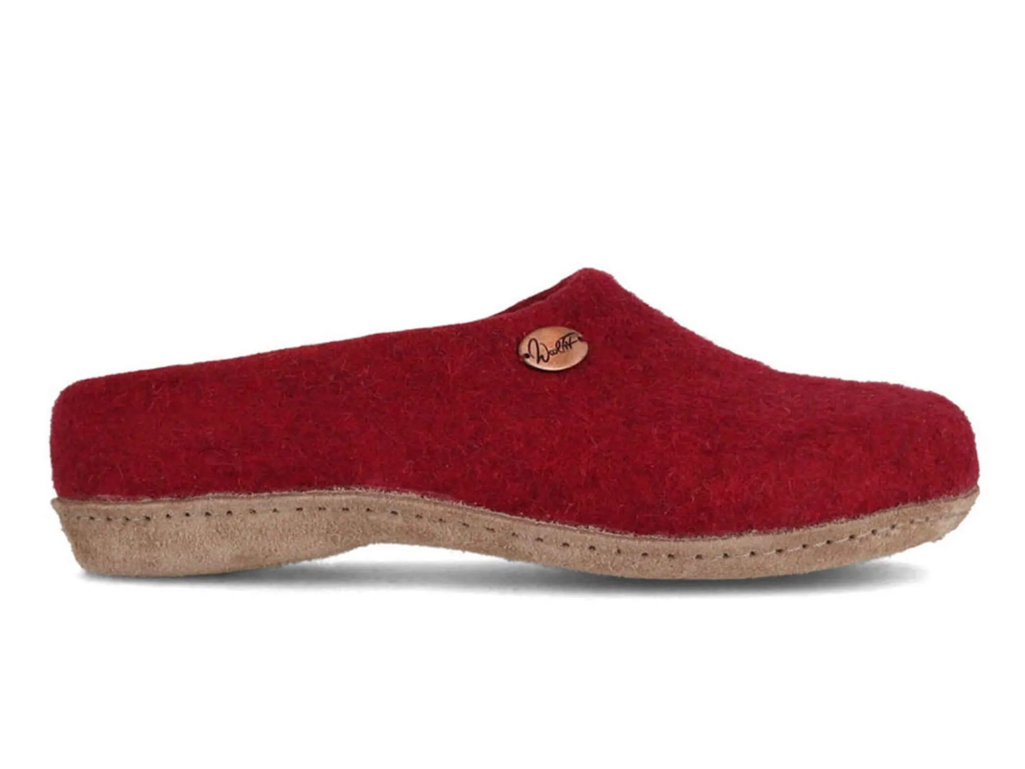 WoolFit Classic | Felt Slippers with Insoles & Leather Sole