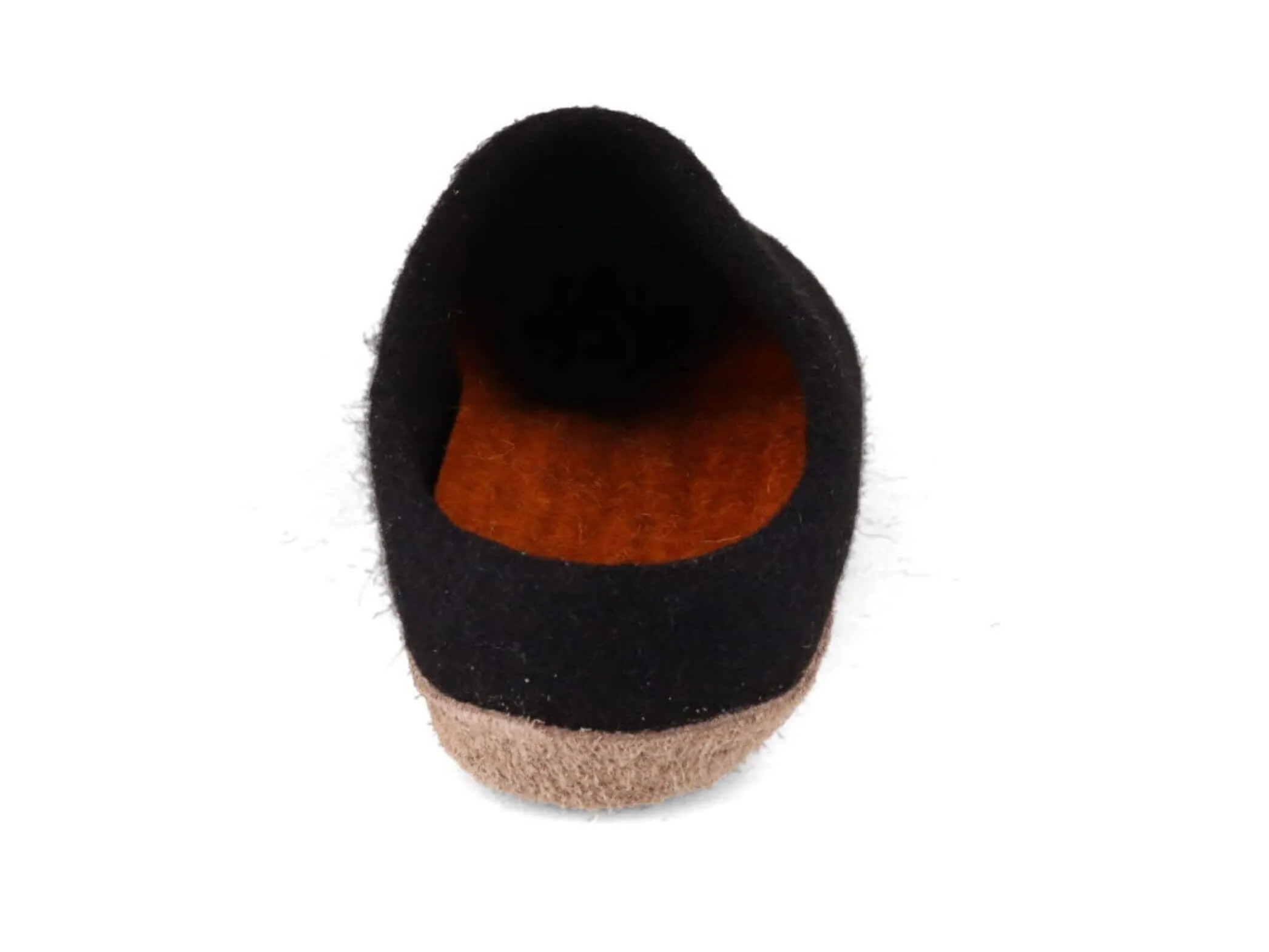 WoolFit Classic | Felt Slippers with Insoles & Leather Sole