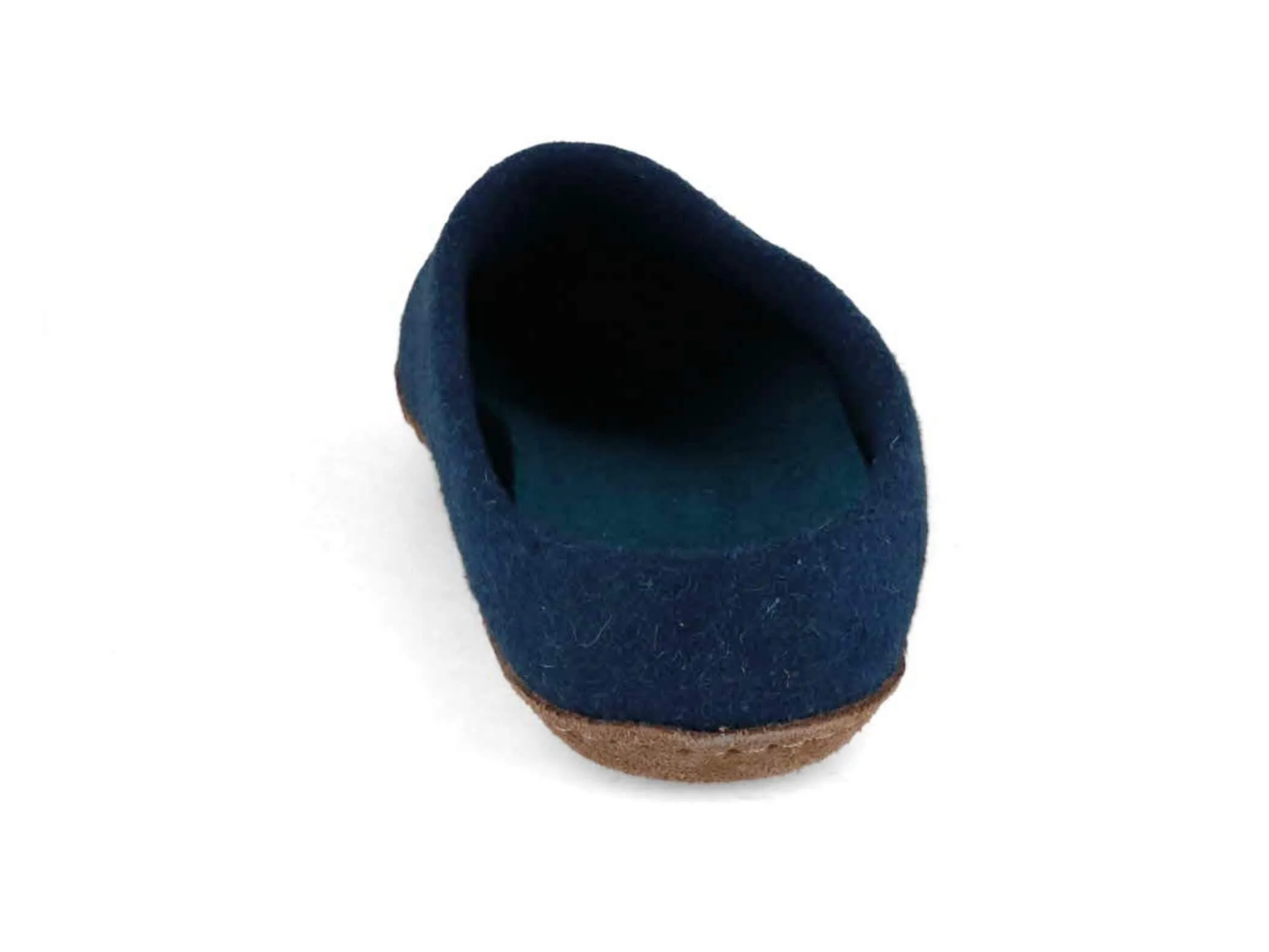 WoolFit Classic | Felt Slippers with Insoles & Leather Sole
