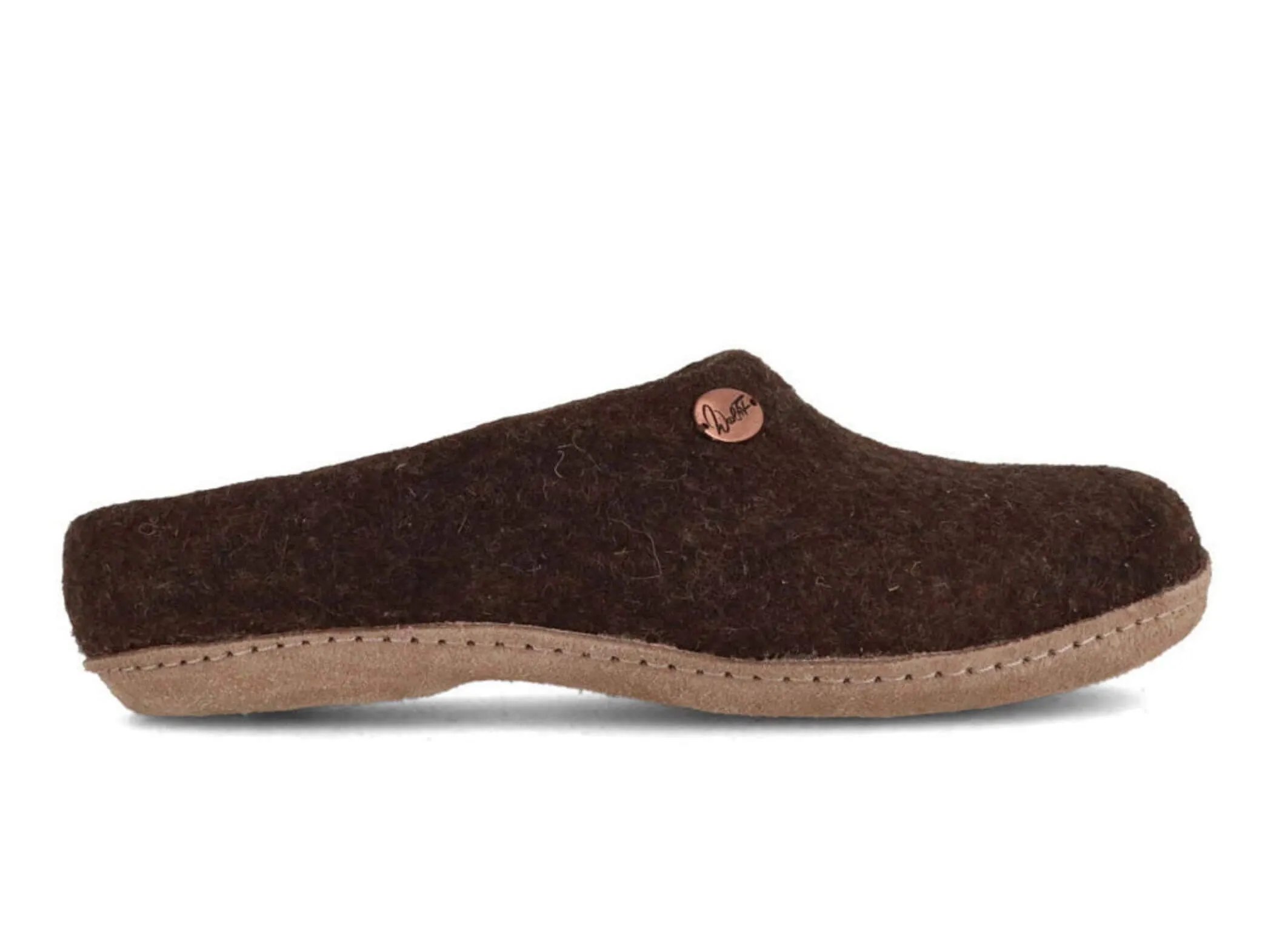 WoolFit Classic | Felt Slippers with Insoles & Leather Sole