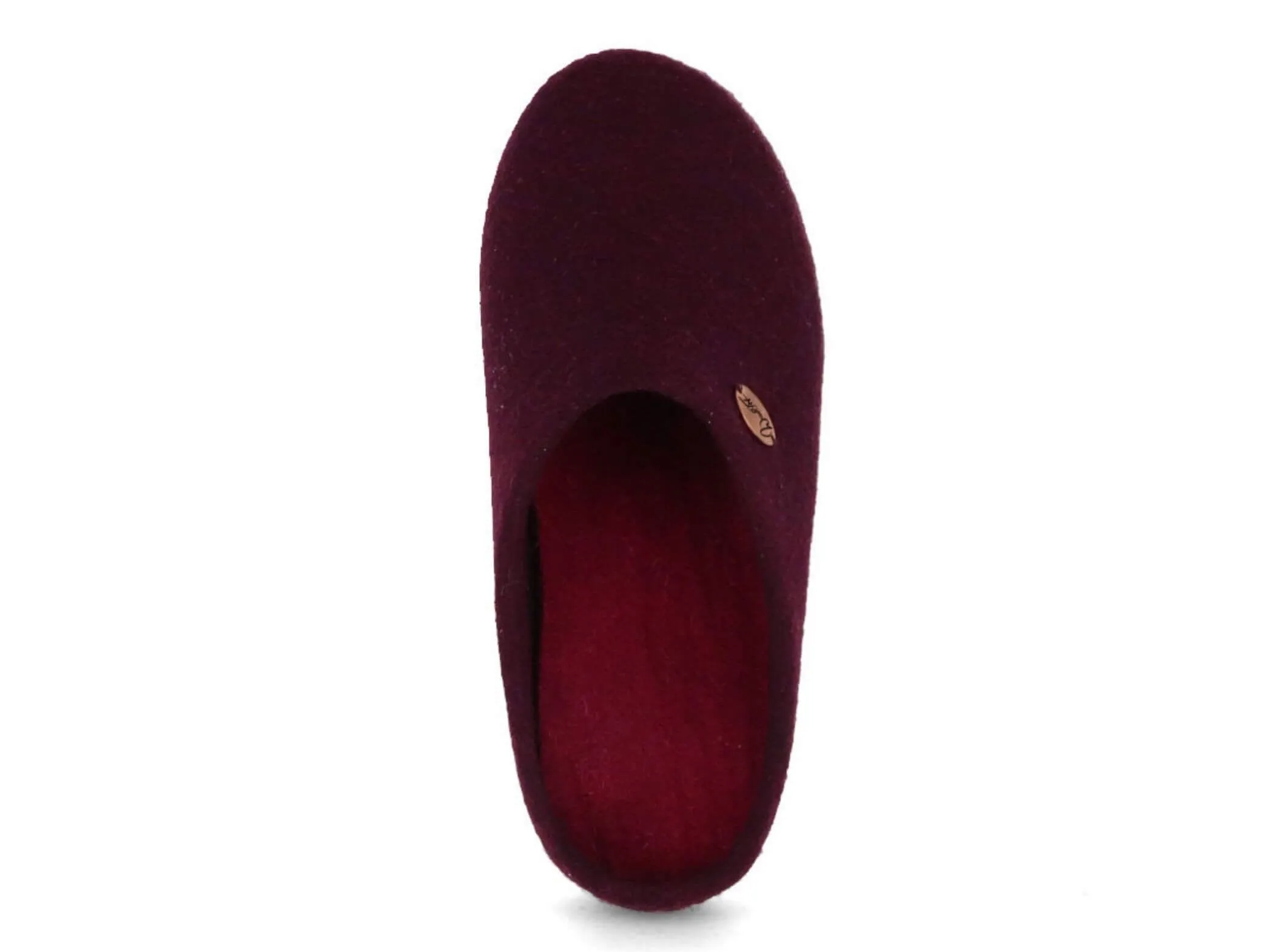 WoolFit Classic | Felt Slippers with Insoles & Leather Sole