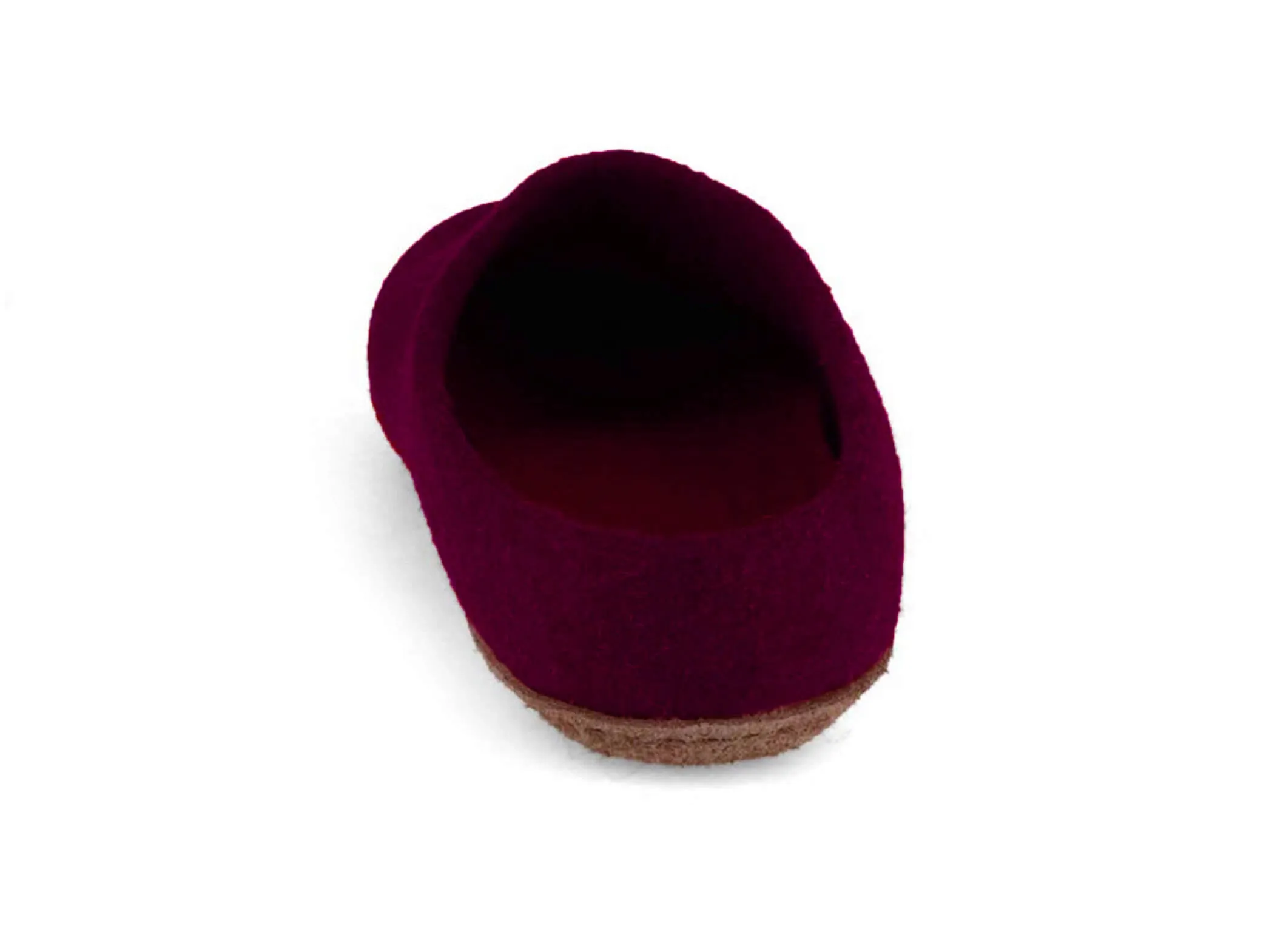 WoolFit Classic | Felt Slippers with Insoles & Leather Sole
