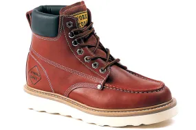 Work Zone Red Moc Toe