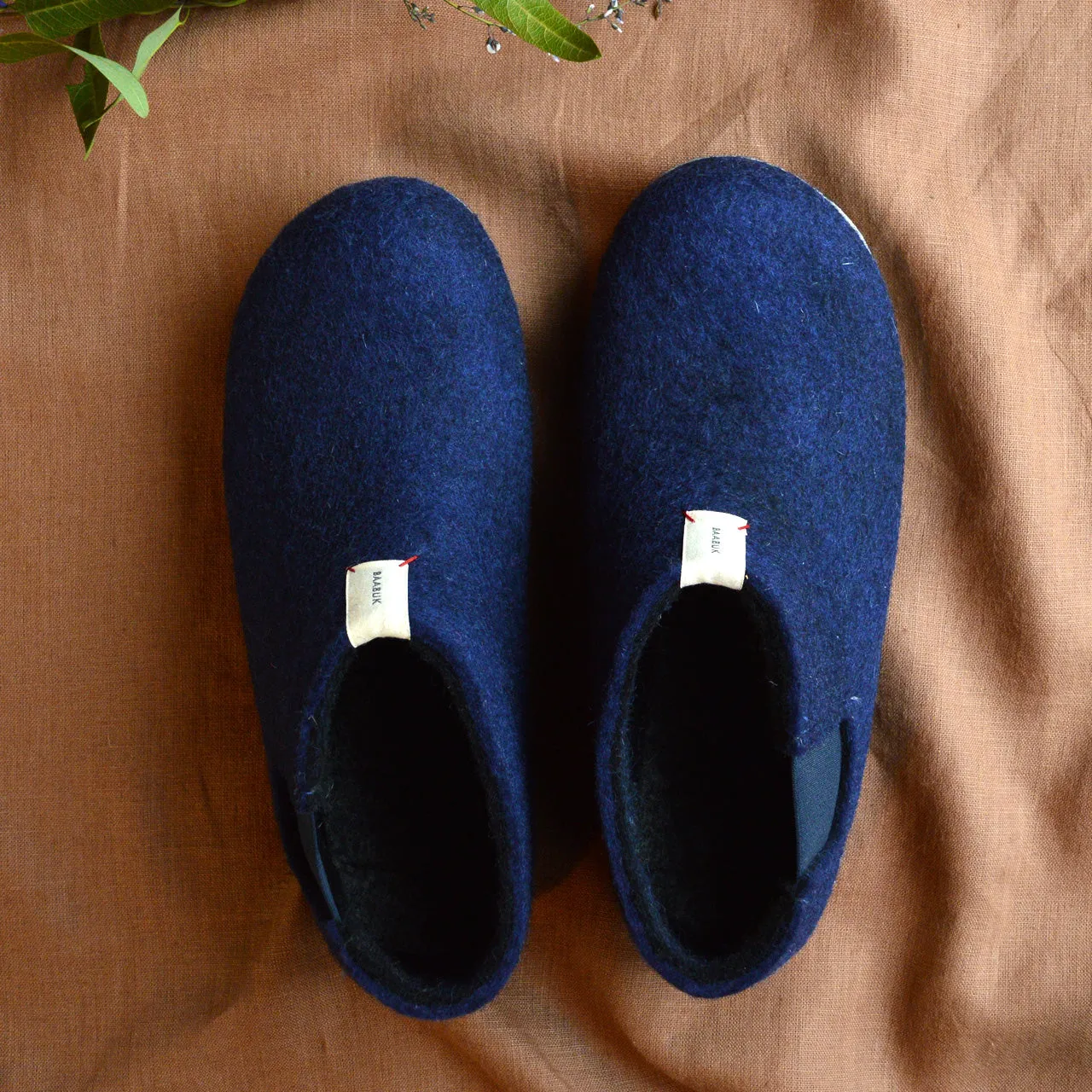 Yves Slipper Boot - Wool Felt - Navy (37) *Last One!